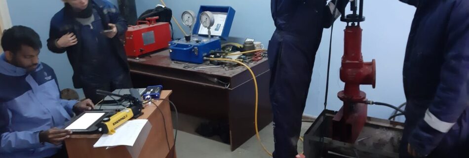 Safety Valve Inspection Training in Kazakhstan